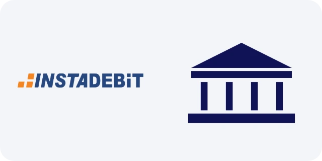 Instadebit and bank transfer logos