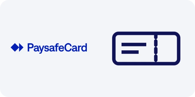Paysafecard and eVoucher logos