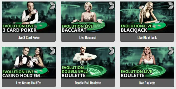 platinum play live casino